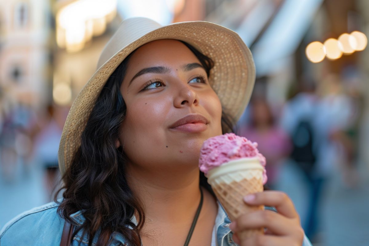 08 Chica Comiendo Helado